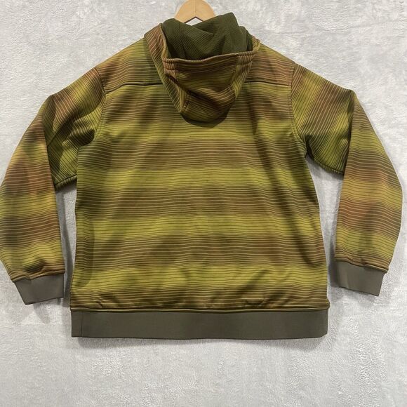 SIMS Snowboarding Full Zip Hooded Jacket Men Large Green Vintage Y2K READ - Picture 6 of 12